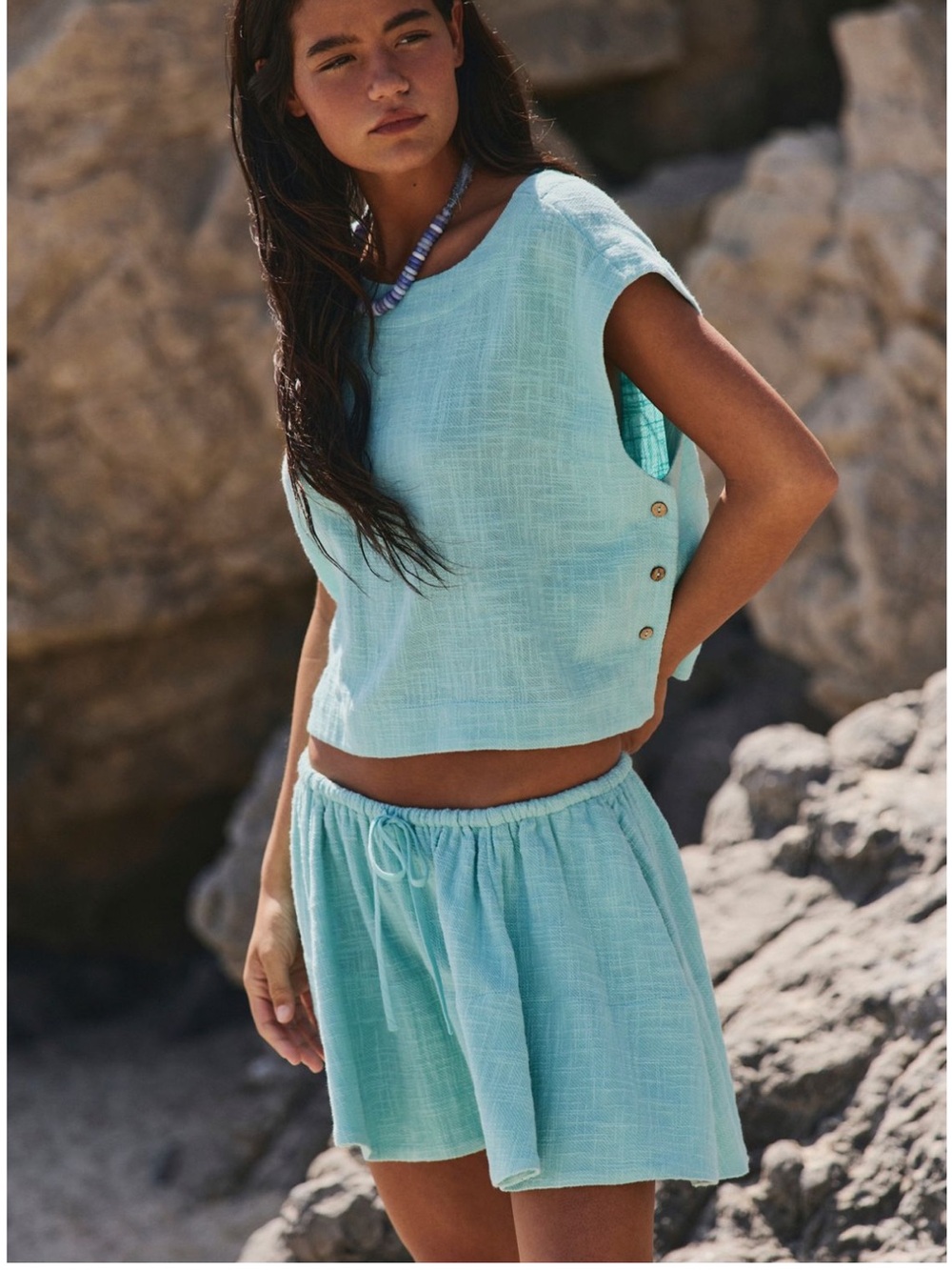 Free People Skye Mini Skirt Set NWT M - Picture 4 of 13
